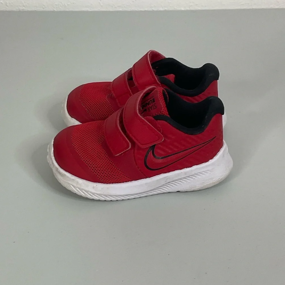 Nike Red Baby Sneakers Size 4C‎